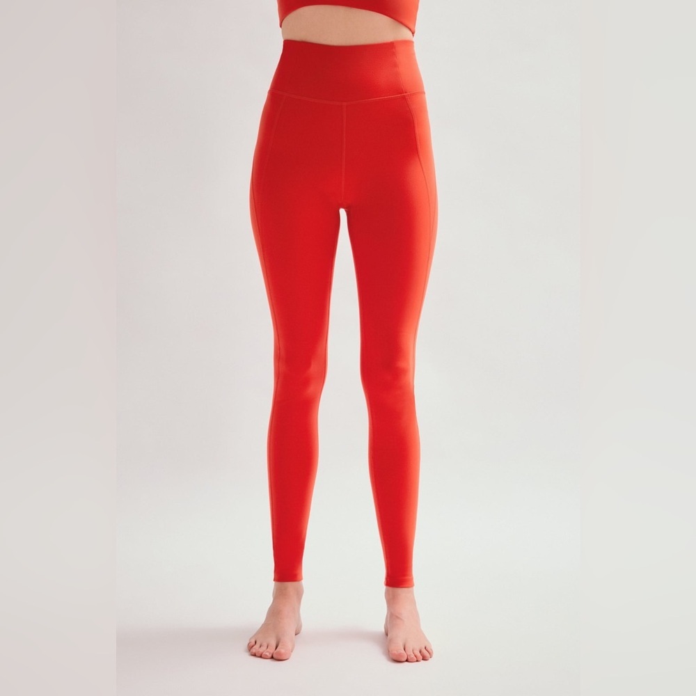 girlfriend collective Redwoods Orange Compressive High-Rise Legging Size: Small - Picture 2 of 7